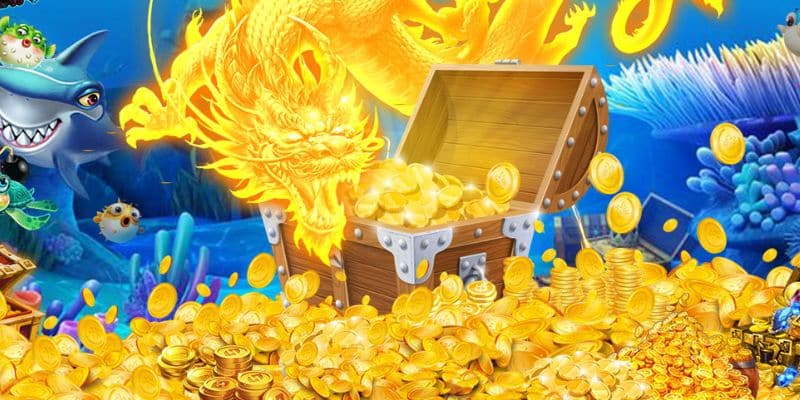 Giao diện của bắn cá rồng được thiết kế đẹp mắt