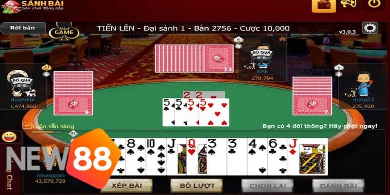 bài tiến lên đổi thưởng