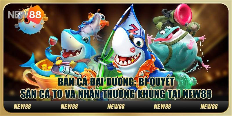 Bắn cá đại dương - Bí quyết săn cá to và nhận thưởng khủng tại New88