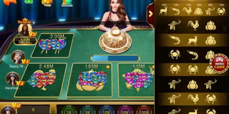 Kinh nghiệm chơi bầu cua tôm cá online giành chiến thắng