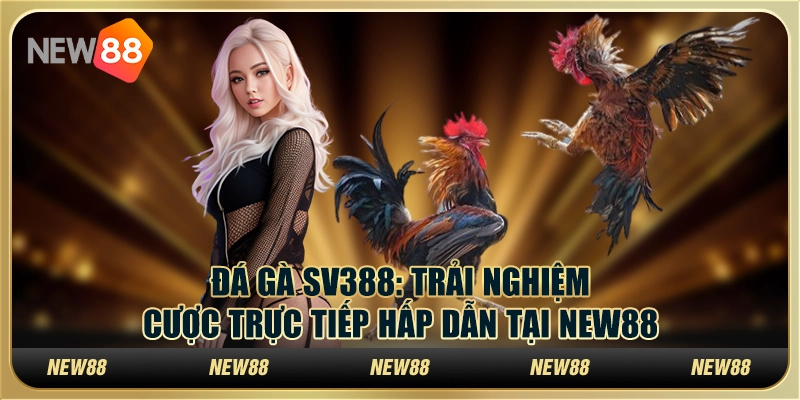 Đá gà SV388: Trải nghiệm cược trực tiếp hấp dẫn tại New88