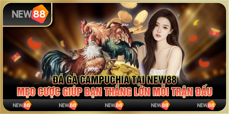 Đá gà Campuchia tại New88 - Mẹo cược giúp bạn thắng lớn mỗi trận đấu