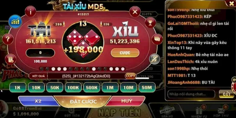 Tổng hợp thông tin về trò chơi Tài Xỉu MD5