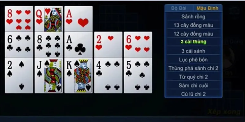 Hướng dẫn cách chơi Mậu Binh cực hay cho tân binh 2 Sơ lược về cách chơi Mậu Binh