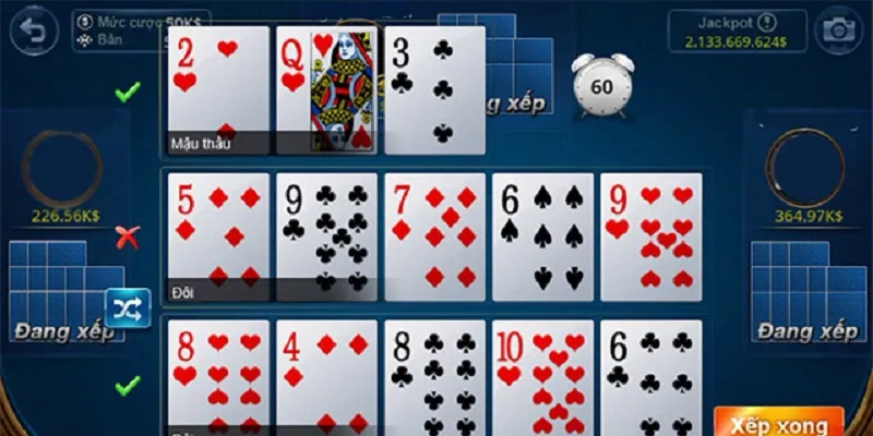 Hướng dẫn cách chơi Mậu Binh cực hay cho tân binh 3 Tìm hiểu các quân bài trong Mậu binh