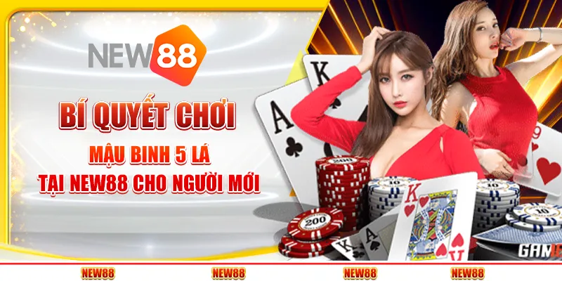Bí quyết chơi Mậu Binh 5 lá tại New88 cho người mới