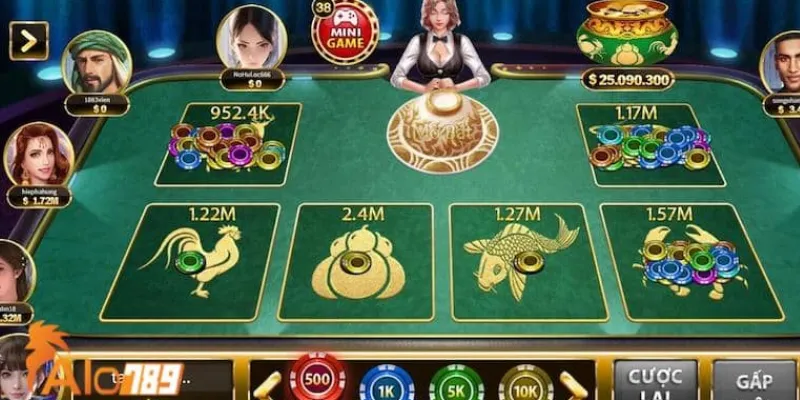 Các hình thức cược bầu cua online