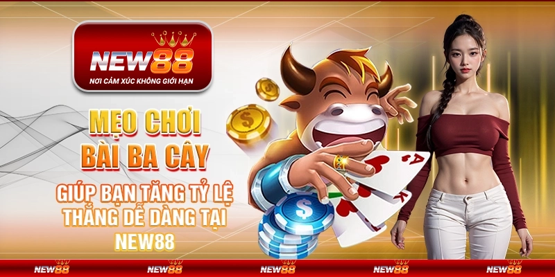 Mẹo chơi bài Ba Cây giúp bạn tăng tỷ lệ thắng dễ dàng tại New88