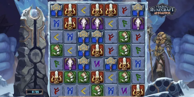 Viking Runecraft tại New88 - Trải nghiệm game slot huyền bí 3 Cấp độ và phần thưởng trong Viking Runecraft