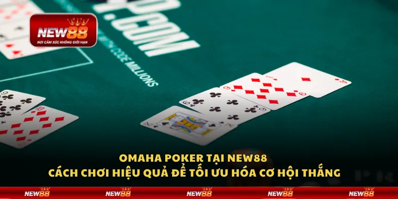 Omaha Poker tại New88 – Cách chơi hiệu quả để tối ưu hóa cơ hội thắng