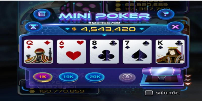 Mẹo chơi Mini Poker đổi thẻ giúp anh em trúng lớn