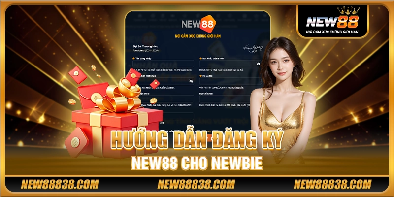 Hướng dẫn đăng ký New88 cho newbie