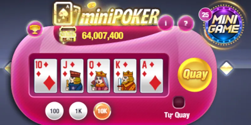 Cách chơi Mini Poker – Chiến thuật cược thông minh để thắng 2 Các đặc điểm nổi bật của Mini Poker